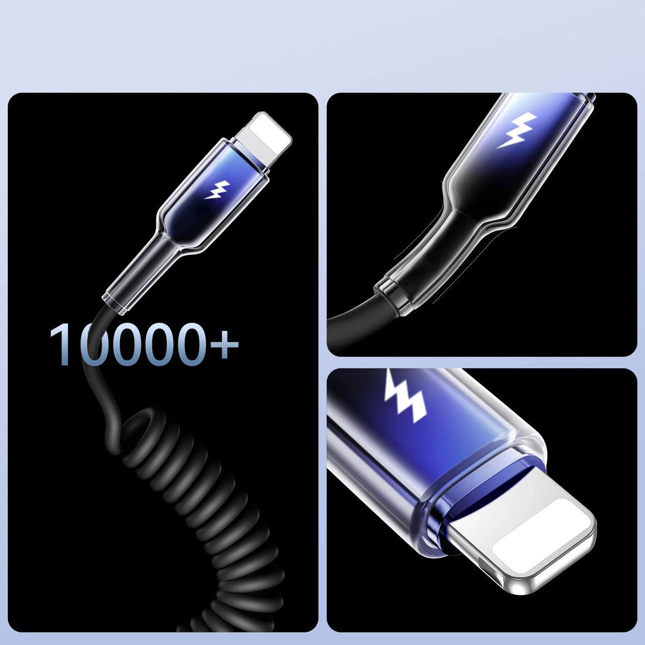 Cavo Dati e Ricarica USB-A - Lightning Joyroom S-A43 Crystal, 18W, 1.5m, Nero
