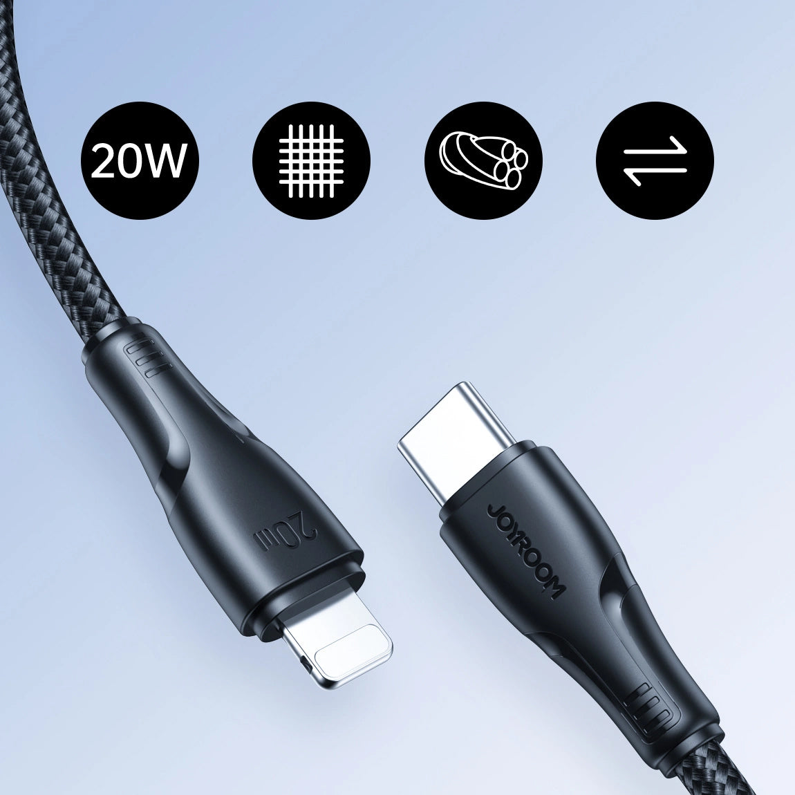 Cavo Dati e Ricarica USB-C - Lightning Joyroom S-A11, 20W, 0.25m, Nero