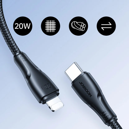 Cavo Dati e Ricarica USB-C - Lightning Joyroom S-A11, 20W, 0.25m, Nero