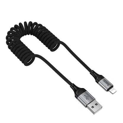 Cavo Dati e Ricarica USB-A - Lightning HOCO X121, 27W, 1.5m, Nero