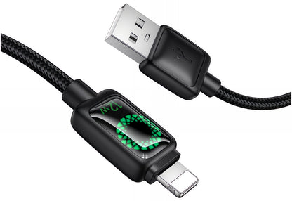 Cavo Dati e Ricarica USB-A - Lightning HOCO U146, 12W, 1.2m, Nero