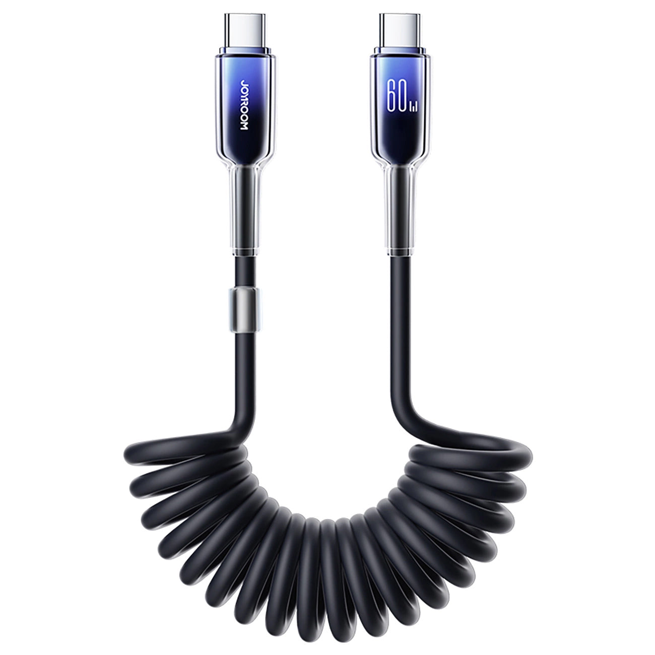 Cavo Dati e Ricarica USB-C - USB-C Joyroom S-A43 Crystal, 60W, 1.5m, Nero