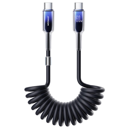 Cavo Dati e Ricarica USB-C - USB-C Joyroom S-A43 Crystal, 60W, 1.5m, Nero