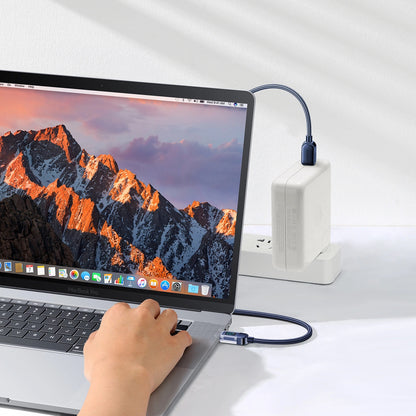 Cavo Dati e Ricarica USB-C - USB-C Joyroom A4 Display, 100W, 1.2m, Blu