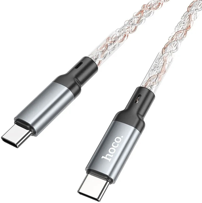 Cavo Dati e Ricarica USB-C - USB-C HOCO U112, 60W, 1m, Grigio