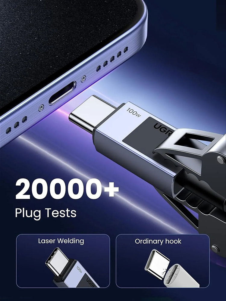 Cavo Dati e Ricarica USB-C - USB-C UGREEN L512, 100W, 0.5m, Grigio