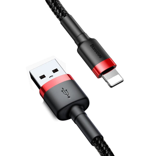 Cavo Dati e Ricarica USB-A - Lightning Baseus Cafule, 18W, 3m, Rosso CALKLF-R91