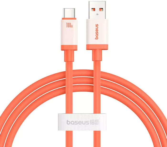 Cavo Dati e Ricarica USB-A - USB-C Baseus Zero Degree Series, 100W, 2m, Rosso