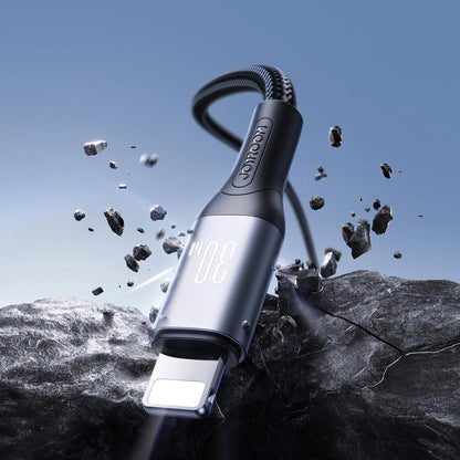 Cavo Dati e Ricarica USB-C - Lightning Joyroom S-A28 Flash, 30W, 2m, Nero