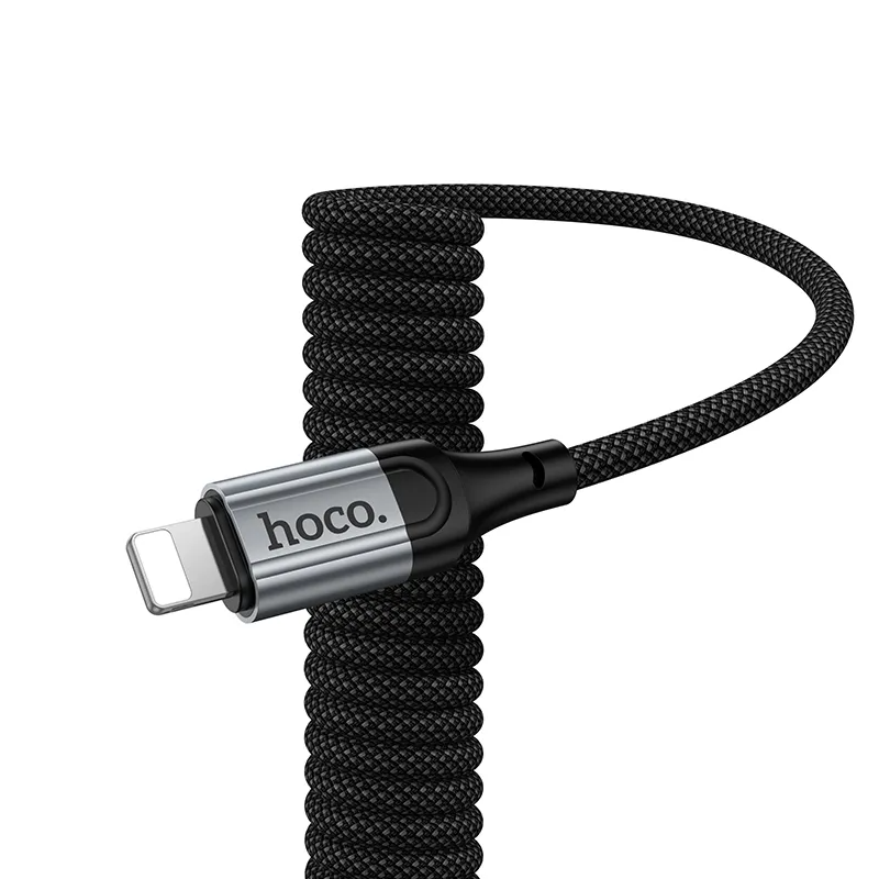 Cavo Dati e Ricarica USB-A - Lightning HOCO X121, 27W, 1.5m, Nero