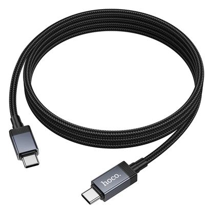 Cavo Dati e Ricarica USB-C - USB-C HOCO X118 Display, 60W, 1m, Nero