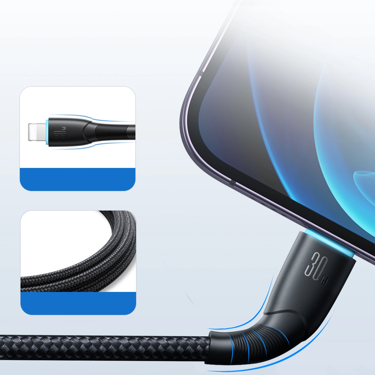 Cavo Dati e Ricarica USB-C - Lightning Joyroom S-A32, 30W, 1m, Nero