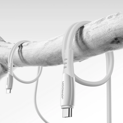 Cavo Dati e Ricarica USB-C - USB-C Joyroom S-A59 Vibrant, 60W, 1.2m, Bianco