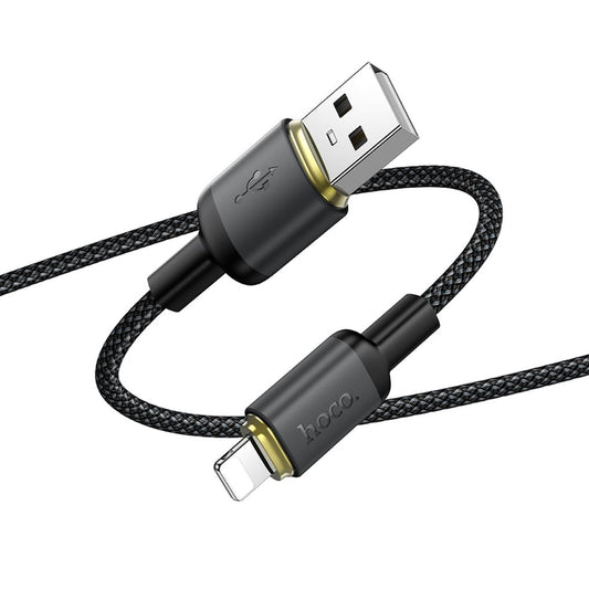 Cavo Dati e Ricarica USB-A - Lightning HOCO X128 Benefit, 12W, 1m, Nero