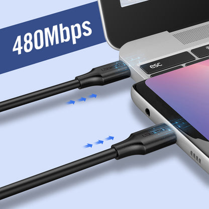 Cavo Dati e Ricarica USB-C - USB-C UGREEN US286, 60W, 1m, Nero