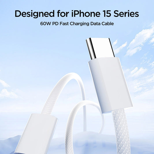 Cavo dati e ricarica USB-C - USB-C Joyroom S-A45, 60W, 1m, bianco 