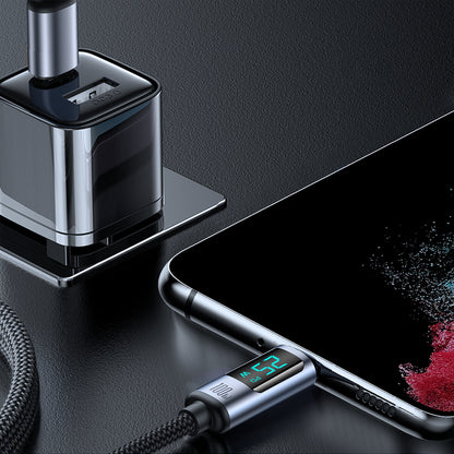 Cavo Dati e Ricarica USB-C - USB-C Joyroom S-A16 Prism Display, 100W, 1.2m, Nero