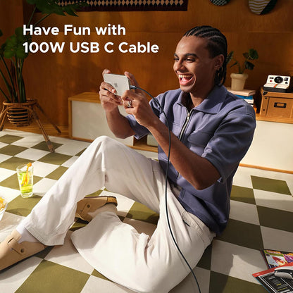 Cavo Dati e Ricarica USB-C - USB-C UGREEN L509, 100W, 1m, Grigio