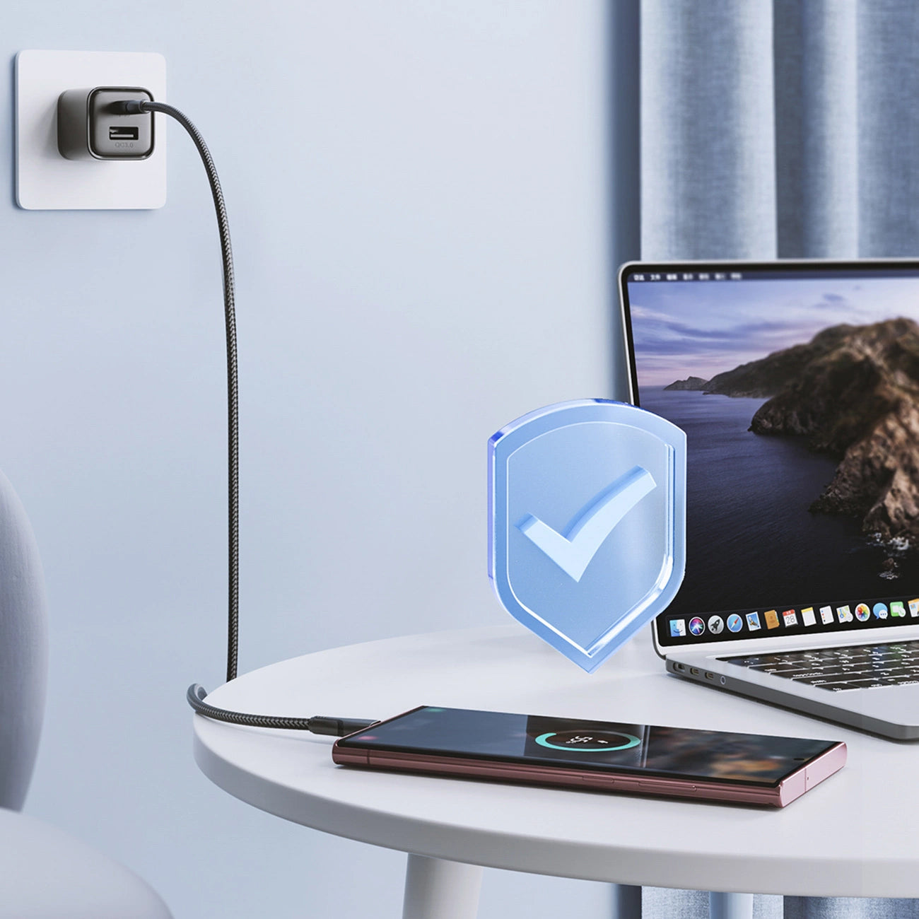 Cavo Dati e Ricarica USB-C - USB-C Joyroom S-A11, 60W, 0.25m, Nero