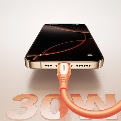 Cavo Dati e Ricarica USB-C - Lightning Joyroom S-A59 Vibrant, 30W, 1.2m, Arancione