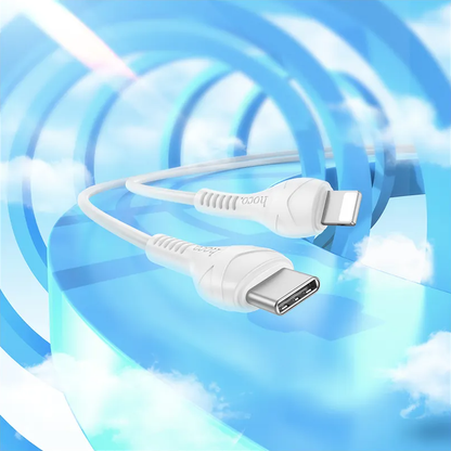 Cavo Dati e Ricarica USB-C - Lightning HOCO X37, 27W, 1m, Bianco