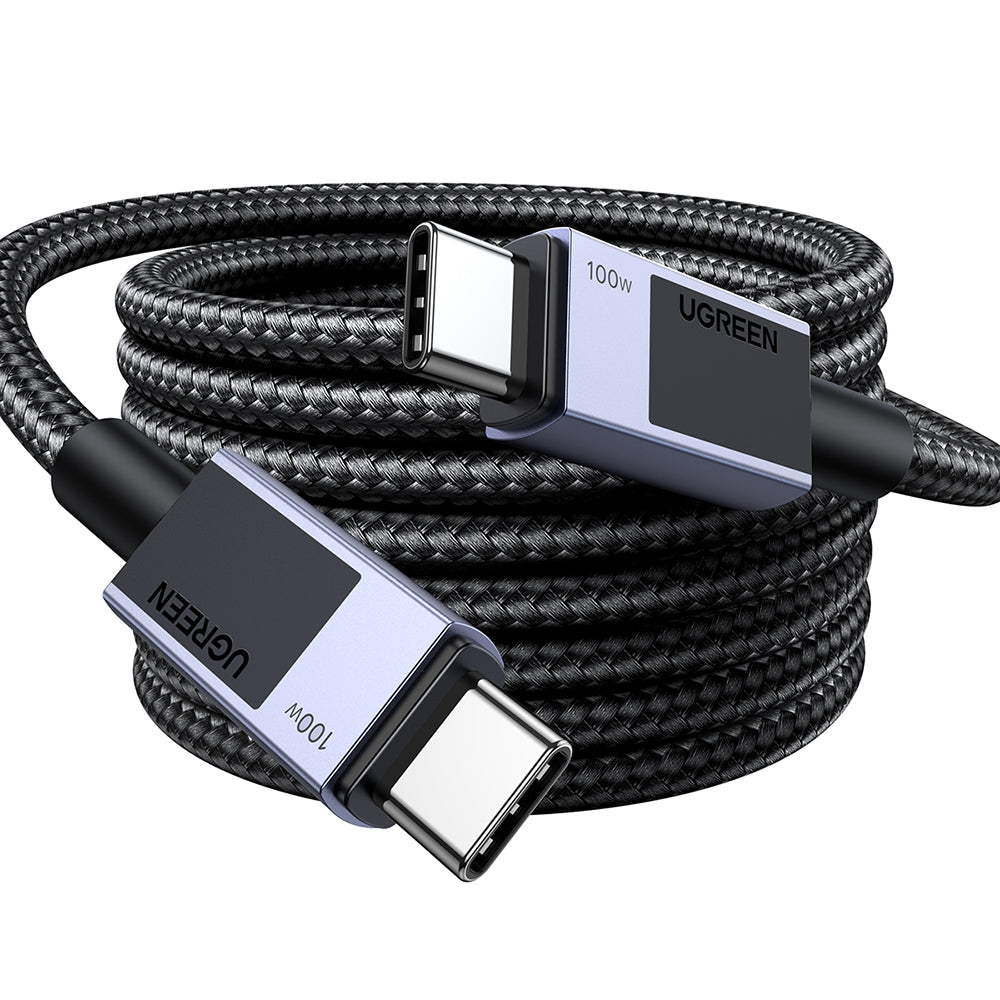 Cavo Dati e Ricarica USB-C - USB-C UGREEN L512, 100W, 3m, Grigio