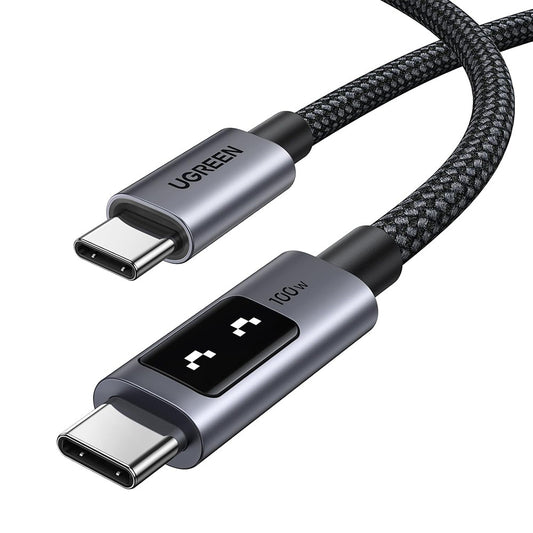 Cavo Dati e Ricarica USB-C - USB-C UGREEN L509, 100W, 1m, Grigio
