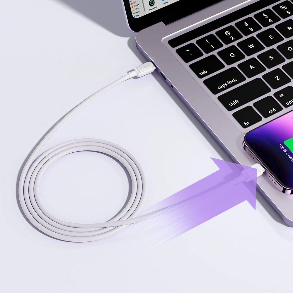 USB-C to Lightning Data and Charging Cable Joyroom S-A14, 30W, 1.2m, White