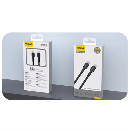 Cavo Dati e Ricarica USB-C - USB-C Dudao L9C, 65W, 1m, Nero