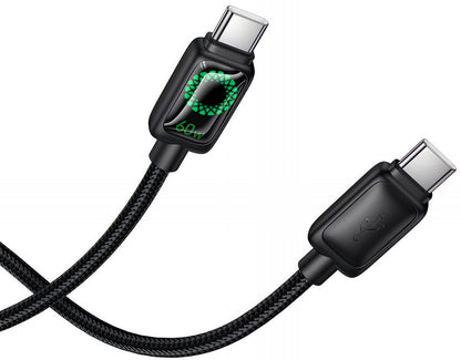 Cavo Dati e Ricarica USB-C - USB-C HOCO U146, 60W, 1.2m, Nero