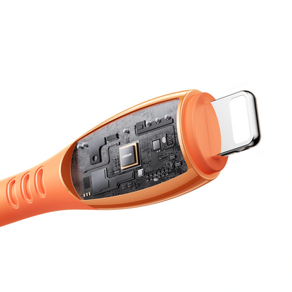 Cavo Dati e Ricarica USB-C - Lightning Joyroom S-A59 Vibrant, 30W, 1.2m, Arancione
