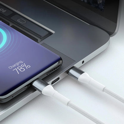 USB-A to Lightning Data and Charging Cable 3MK Hyper N, 12W, 2m, White