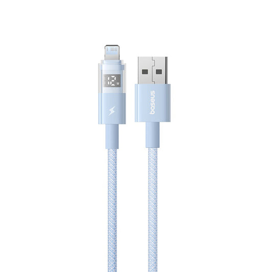 Cavo Dati e Ricarica USB-A - Lightning Baseus Display 2, 12W, 1m, Blu P10382700311-00