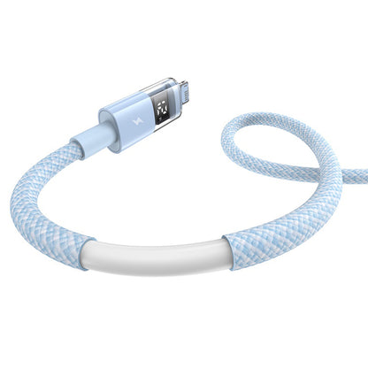 Cavo Dati e Ricarica USB-A - Lightning Baseus Display 2, 12W, 2m, Blu P10382700311-01