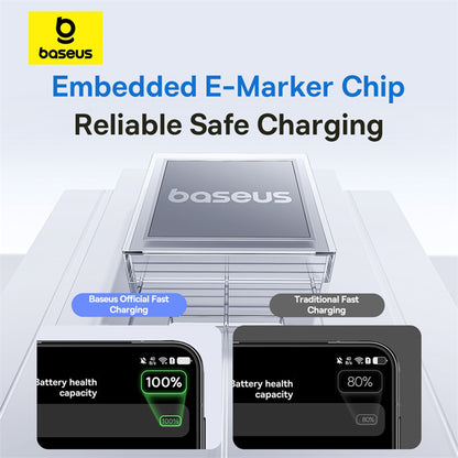 Cavo Dati e Ricarica USB-A - Lightning Baseus Display 2, 12W, 1m, Viola P10382700511-00