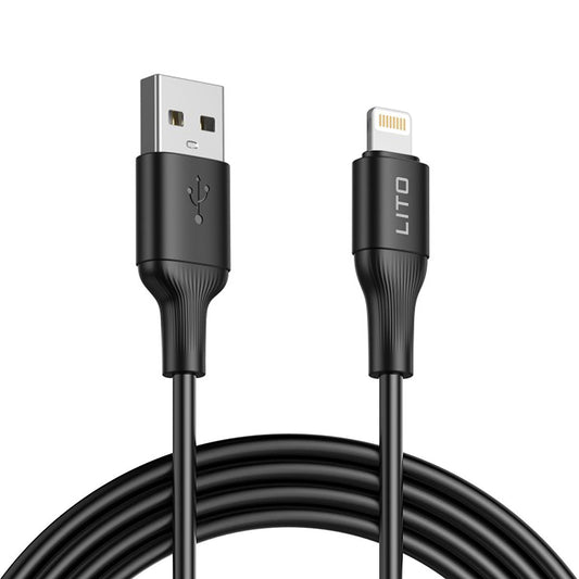 Cavo Dati e Ricarica USB-A - Lightning Lito LD06L, 18W, 1m, Nero
