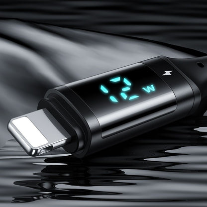 Cavo Dati e Ricarica USB-A - Lightning McDodo CA-1060 Display, 12W, 1.2m, Nero