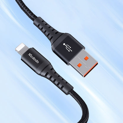 USB-A to Lightning McDodo CA-2261 Data and Charging Cable, 18W, 1m, Black