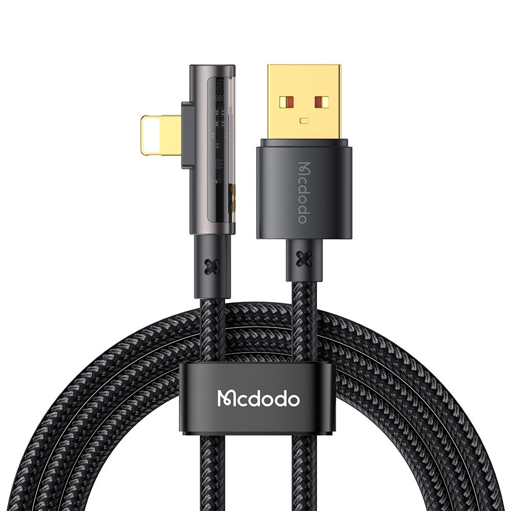 Cavo Dati e Ricarica USB-A - Lightning McDodo CA-3510 Angled, 18W, 1.2m, Nero