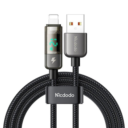 Cavo Dati e Ricarica USB-A - Lightning McDodo CA-3620 Display Auto Power Off, 18W, 1.2m, Nero
