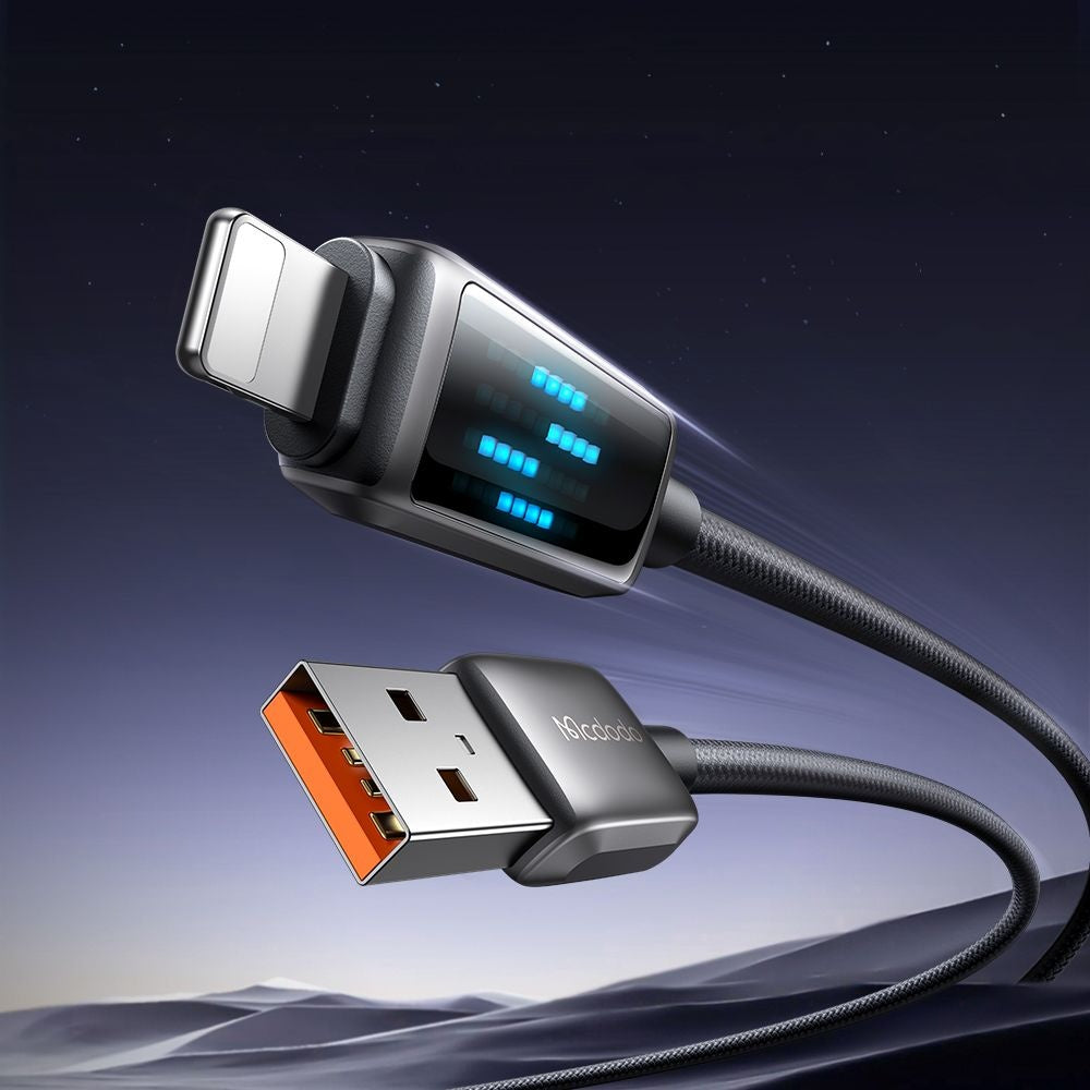 Cavo Dati e Ricarica USB-A - Lightning McDodo CA-5250 Display, 18W, 1.2m, Nero