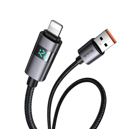 Cavo Dati e Ricarica USB-A - Lightning McDodo CA-6490 Display, 18W, 1.2m, Nero