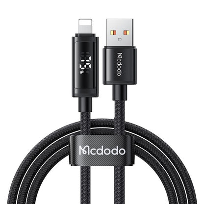 Cavo Dati e Ricarica USB-A - Lightning McDodo CA-7970 Display, 18W, 1.2m, Nero