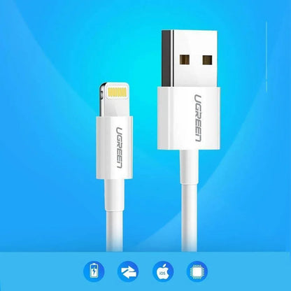 Cavo Dati e Ricarica USB-A - Lightning UGREEN US155 (20728), 18W, 1m, Bianco