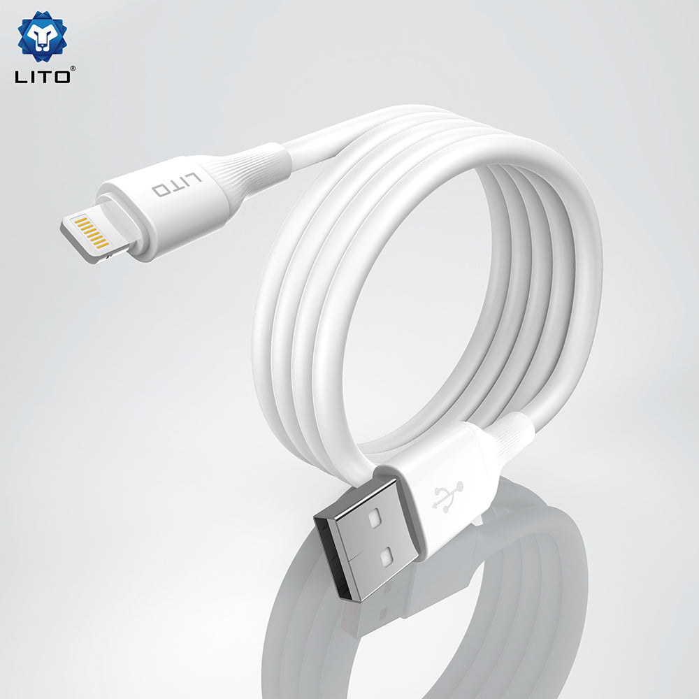 Cavo Dati e Ricarica USB-A - microUSB Lito LD06V, 18W, 1m, Bianco