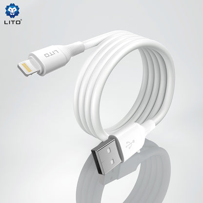 Cavo Dati e Ricarica USB-A - microUSB Lito LD06V, 18W, 1m, Nero