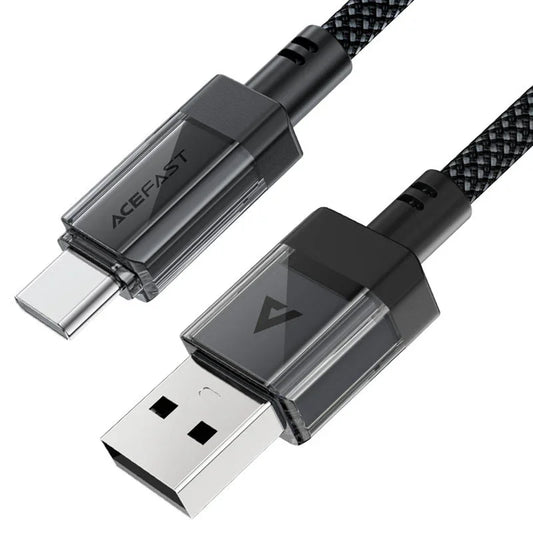 Cavo Dati e Ricarica USB-A - USB-C Acefast C12-04, 18W, 1.2m, Nero
