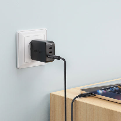 Acefast C8-04 USB-A to USB-C Data and Charging Cable, 18W, 1.2m, Black