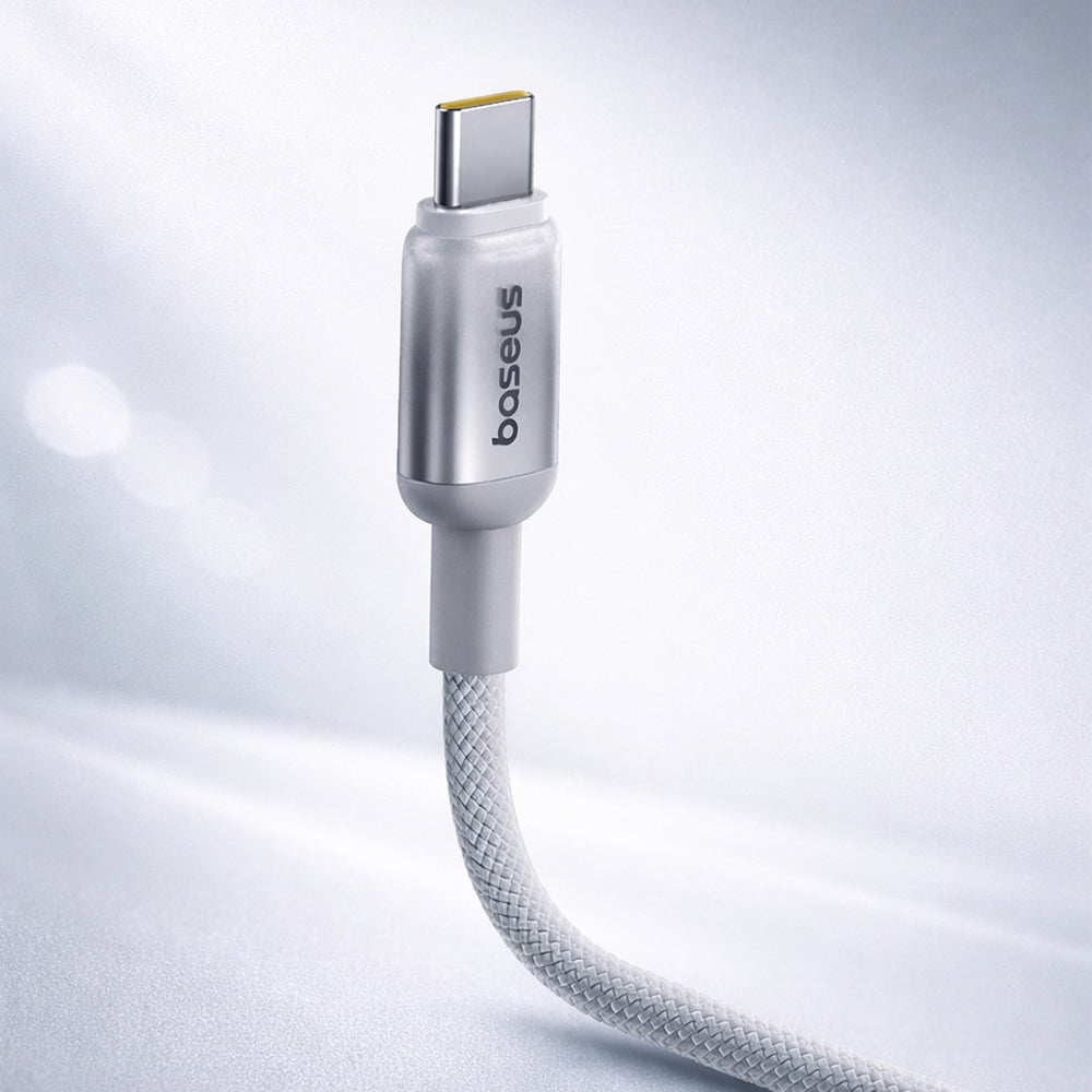 Baseus Discolor USB-A to USB-C Data and Charging Cable, 100W, 1m, Silver E0420803