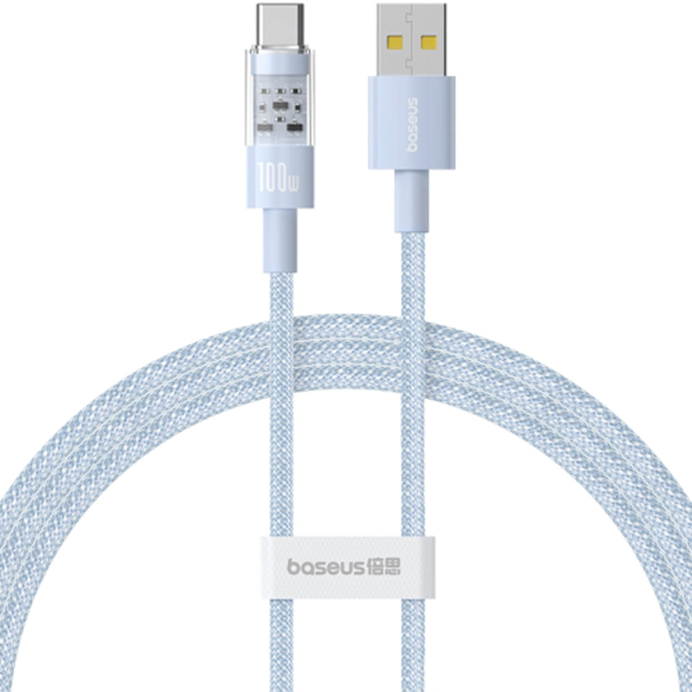 Cavo Dati e Ricarica USB-A - USB-C Baseus Gem, 100W, 1m, Blu P10373002311-00
